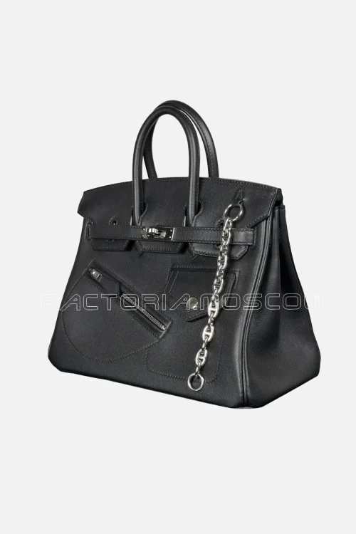 Hermès Birkin 25 Rock Volupto Black PHW