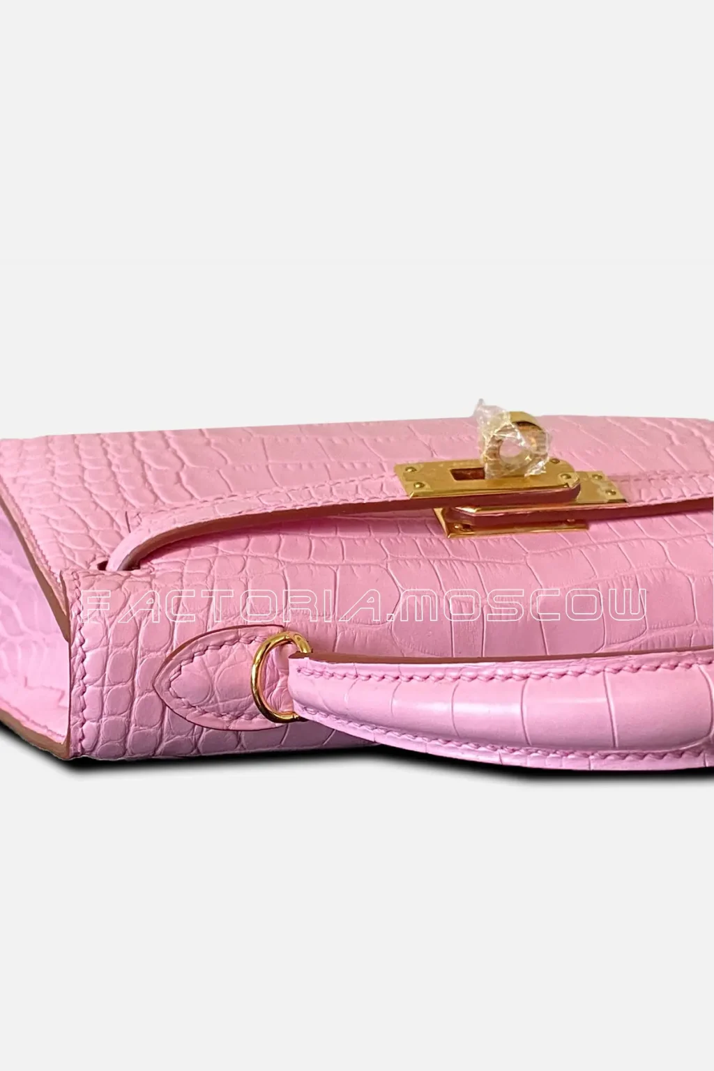 Hermes Kelly mini II 20 Alligator matte Colour 5 P Bubblegum GHW