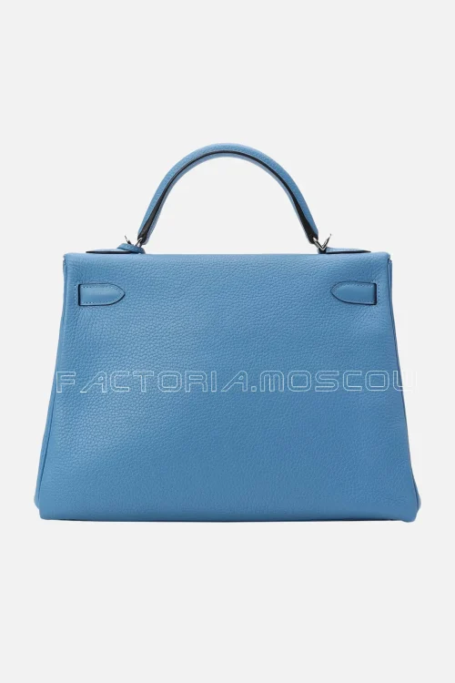 Hermès Kelly Retourne 32 Togo Colour Blue Celeste PHW