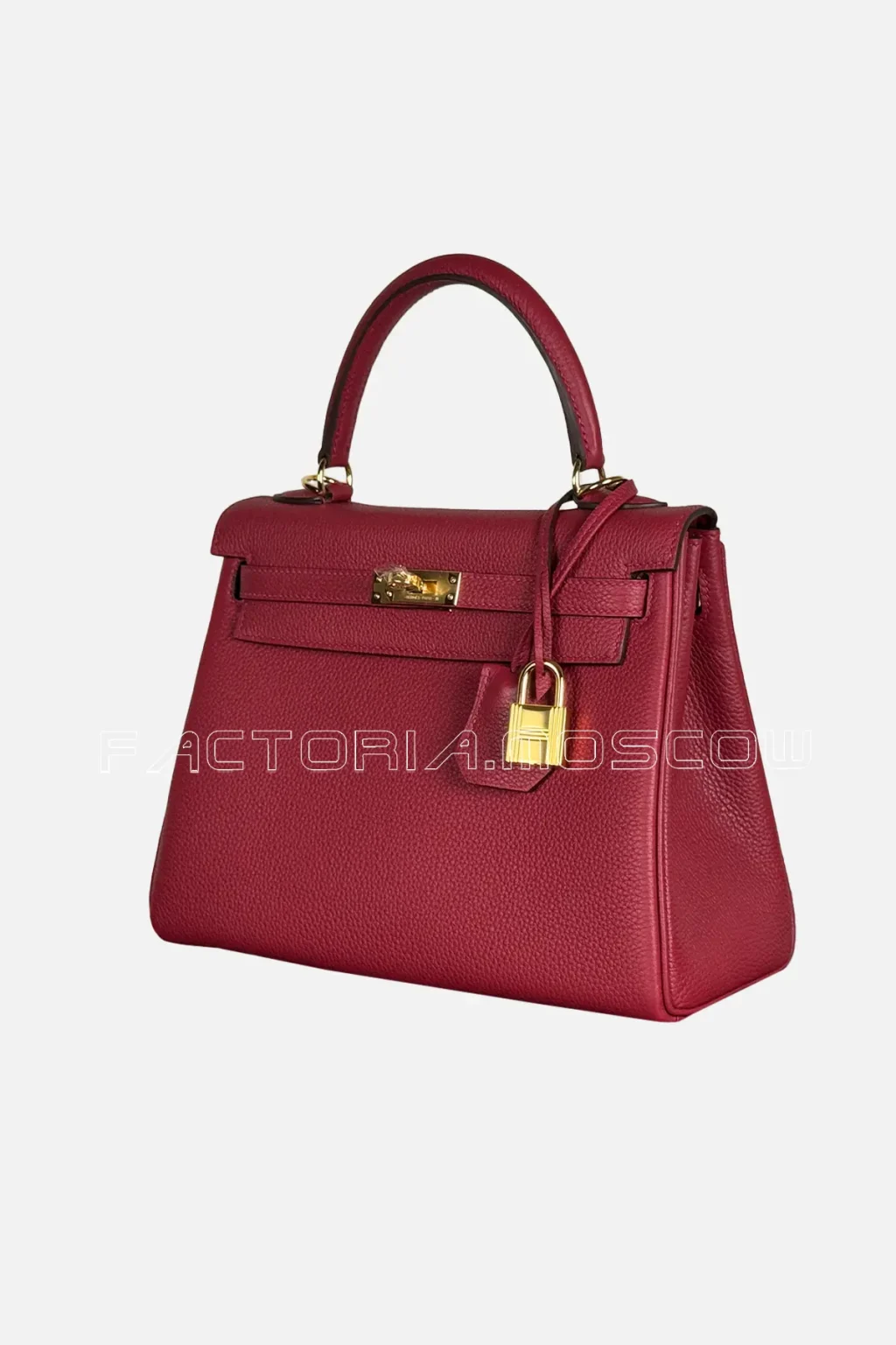 Hermes Kelly Retourne 25 Togo Colour Rouge Grenade GHW