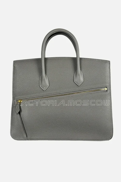 Hermes Birkin En Desordre 30 Togo/Swift Colour Gris Meyer GHW