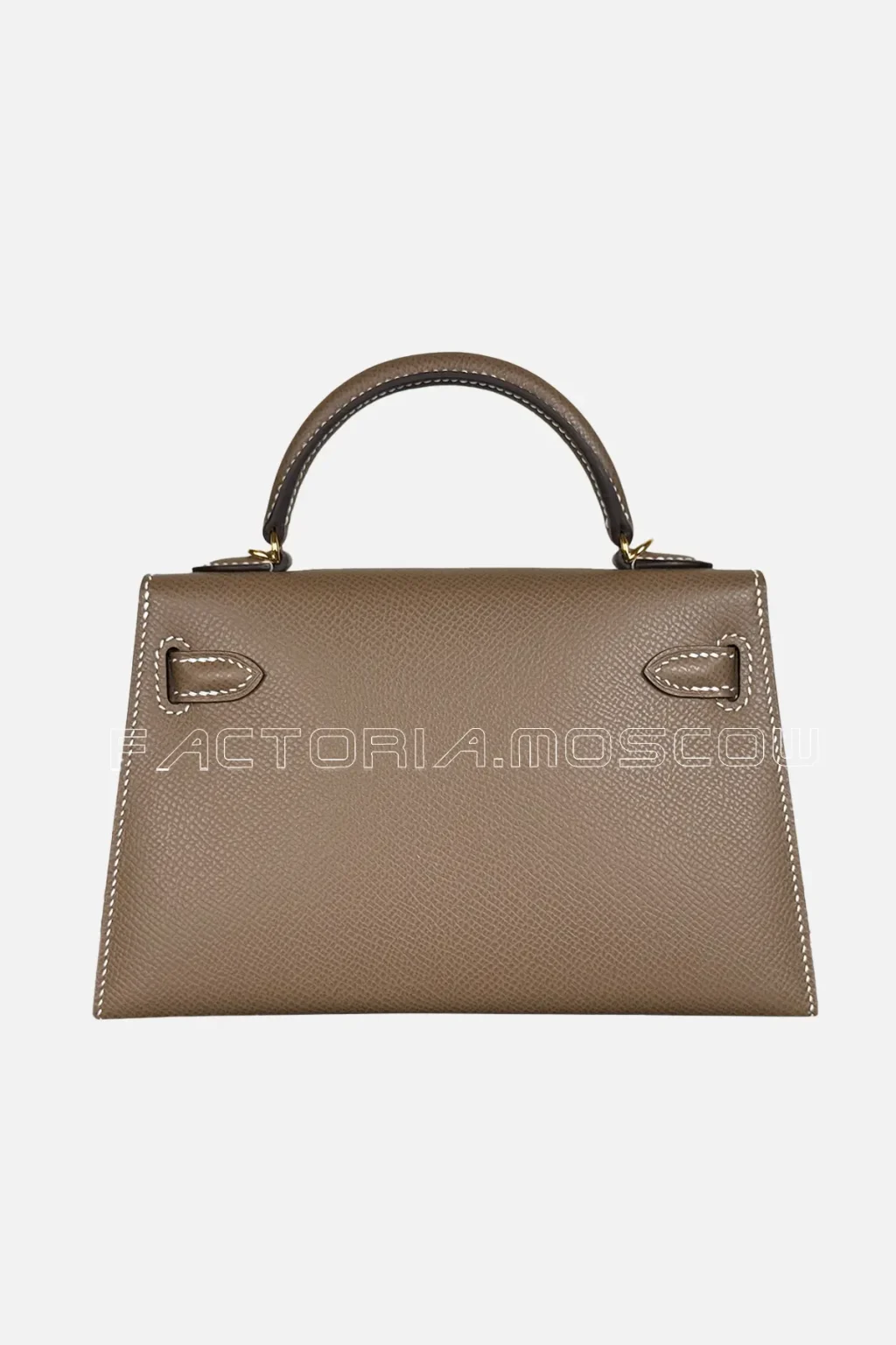 Hermes Kelly Mini 20 Epsom Colour Etoupe Hardware GHW