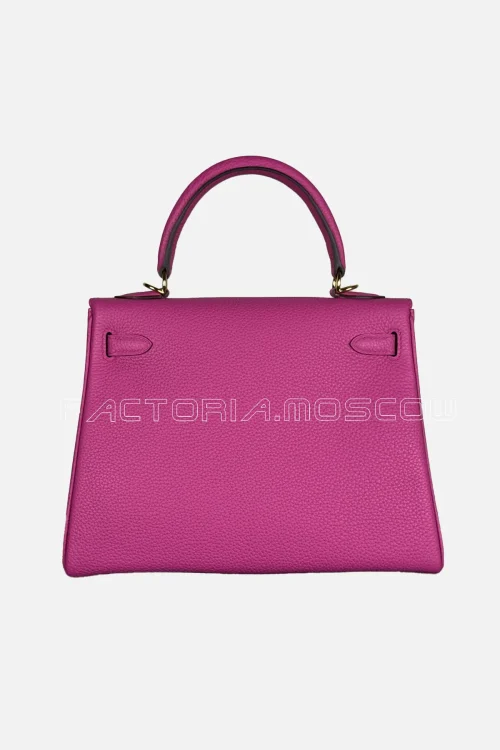 Hermes Kelly Retourne 25 Togo Colour Magnolia GHW