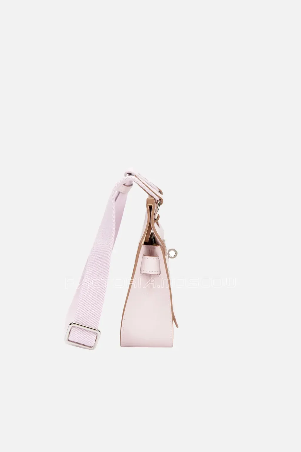 Hermès Mini Jypsiere Mauve Pale/Mushroom Evercolor PHW