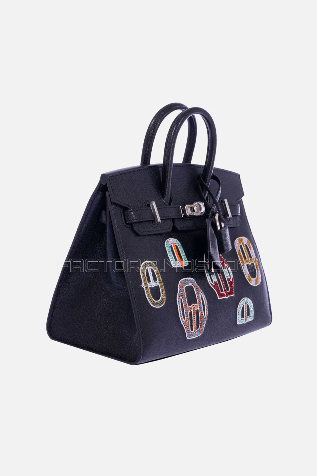 Hermès Birkin 20 Sellier Bouclerie Moderne Black Chèvre PHW