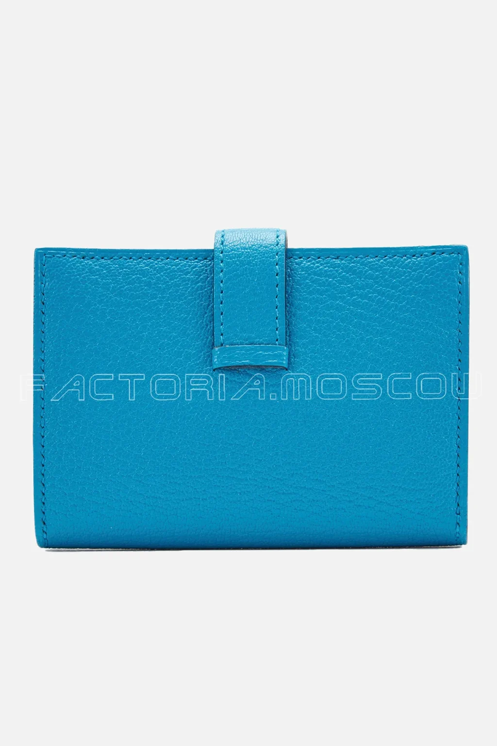 Hermes Mini Bearn Wallet Chèvre Blue Frida Hardware Ghw