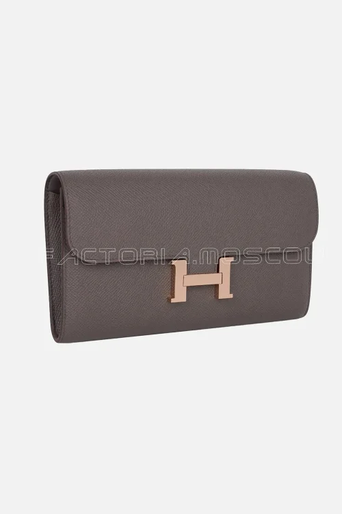 Hermes Constance Long To Go Wallet Epsom Etain Hardware Rghw