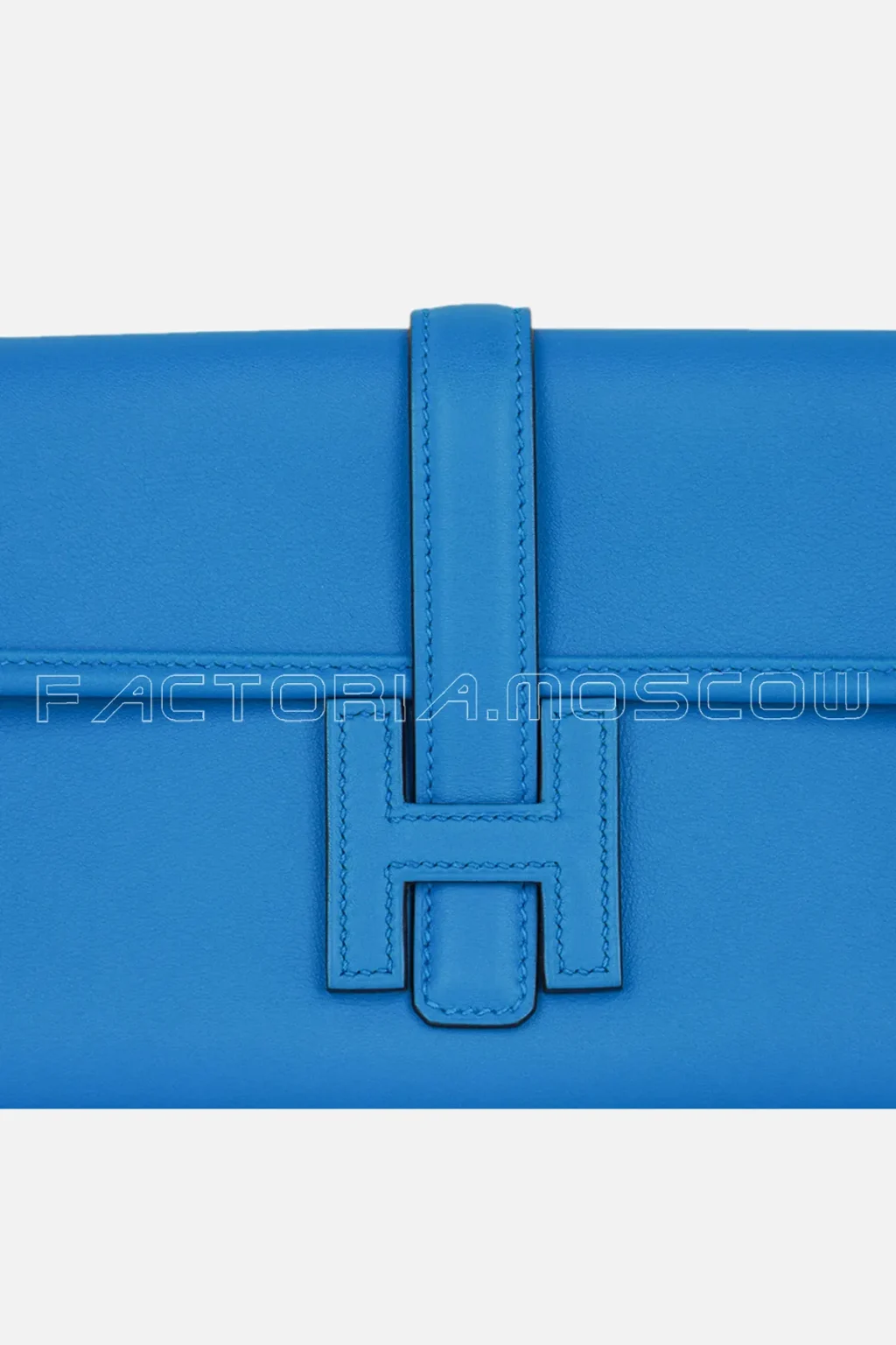 Hermes Jide Elan 29 Clutch Swift Blue Frida Hardware Leather