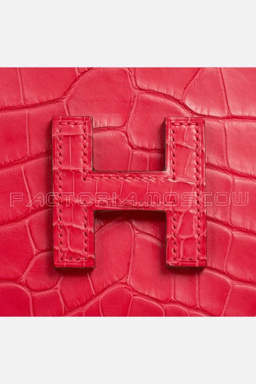 Hermes Jide Elan 29 Clutch Alligator matte Rose Mexico Hardware Leather