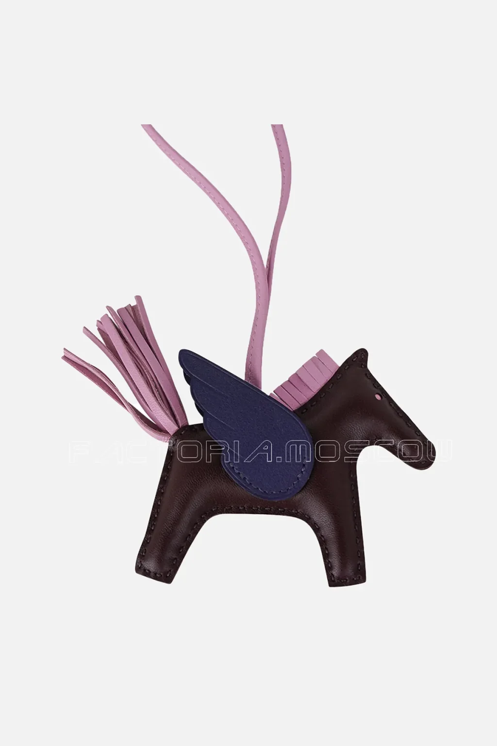 Hermes Pegase Rodeo PM Bag Charm Rouge Sellier / Bleu Sapphire /Mauve Sylvestre