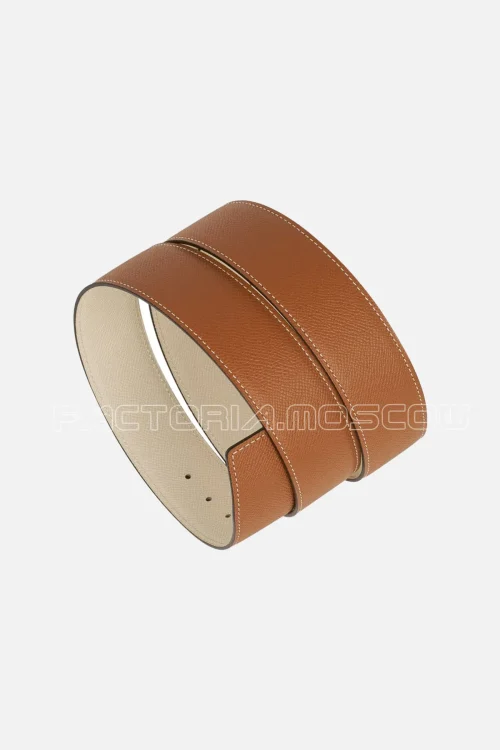 Hermes Belt Constance 42 mm Gold/Craie Brushed Gold Buckle