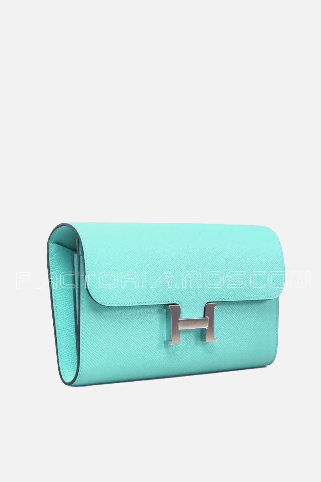 Hermes Constance Wallet Epsom Blue Lagoon Hardware Phw