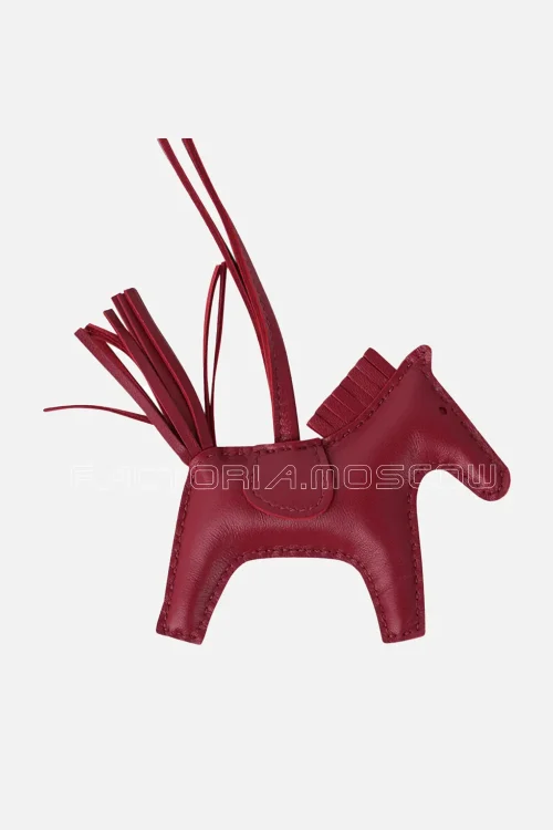 Hermes Rodeo PM Bag Charm Rubis New w/Box