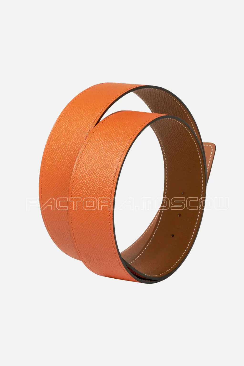 Hermes Belt Constance 42mm Orange/Gold Brushed Gold Buckle