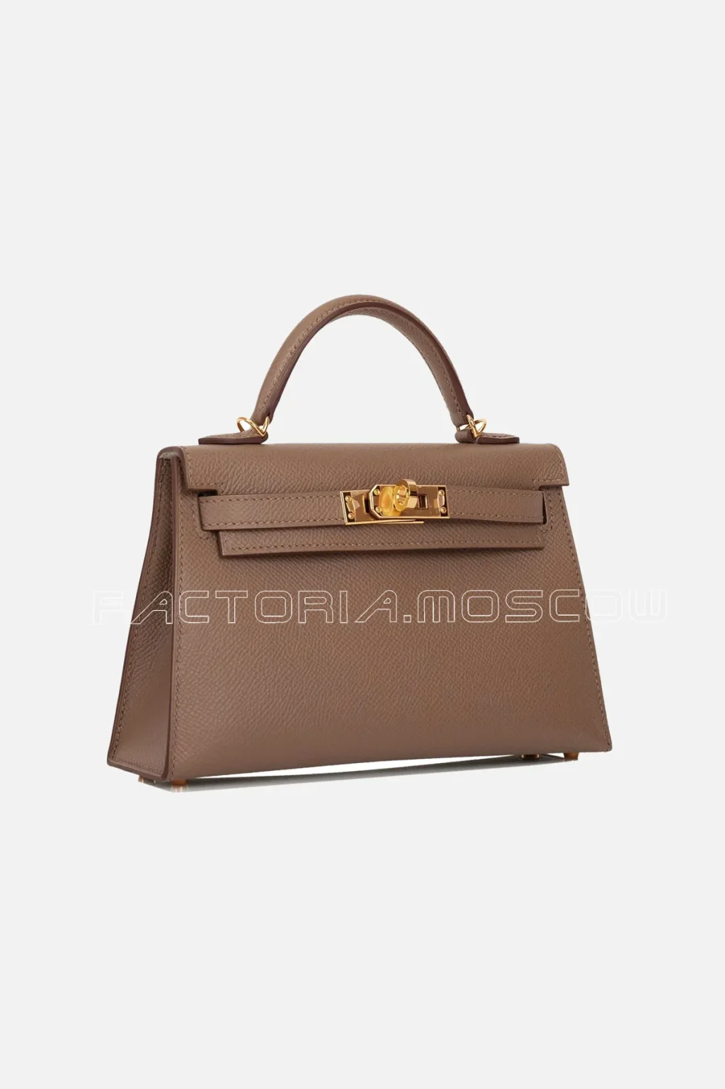Hermès Special Order HSS Kelly mini 20 Epsom Colour Etoupe/Gris Pearl GHW