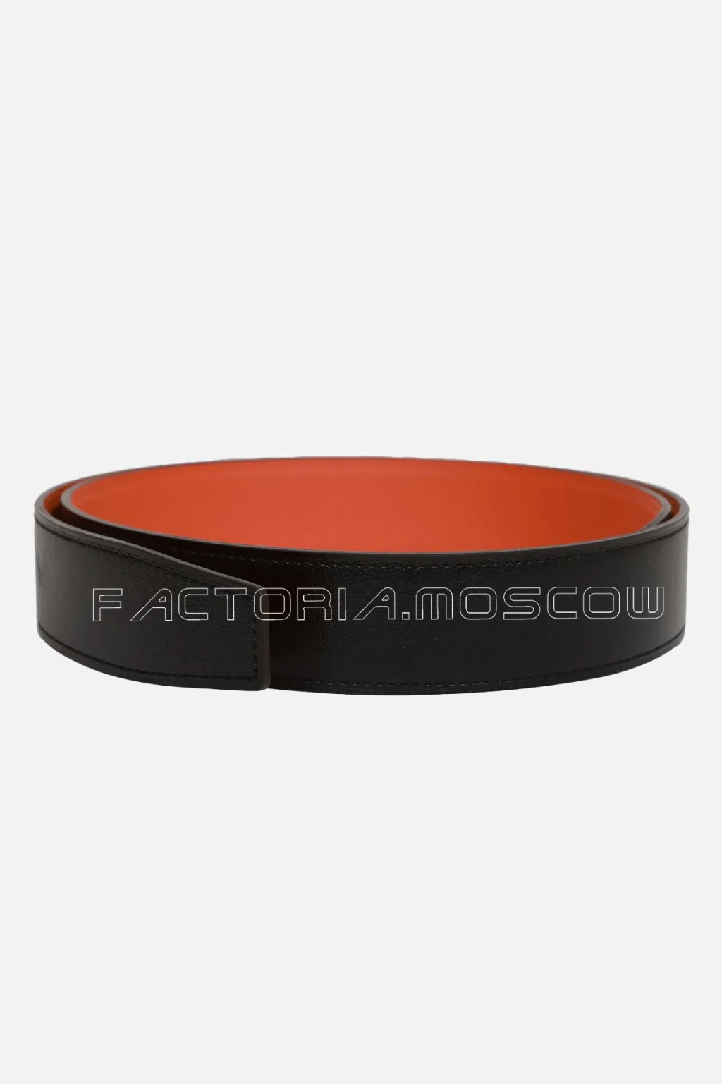 Hermès 32 mm Reversible Black/Orange Constance H Belt 80 Brushed Gold Buckle