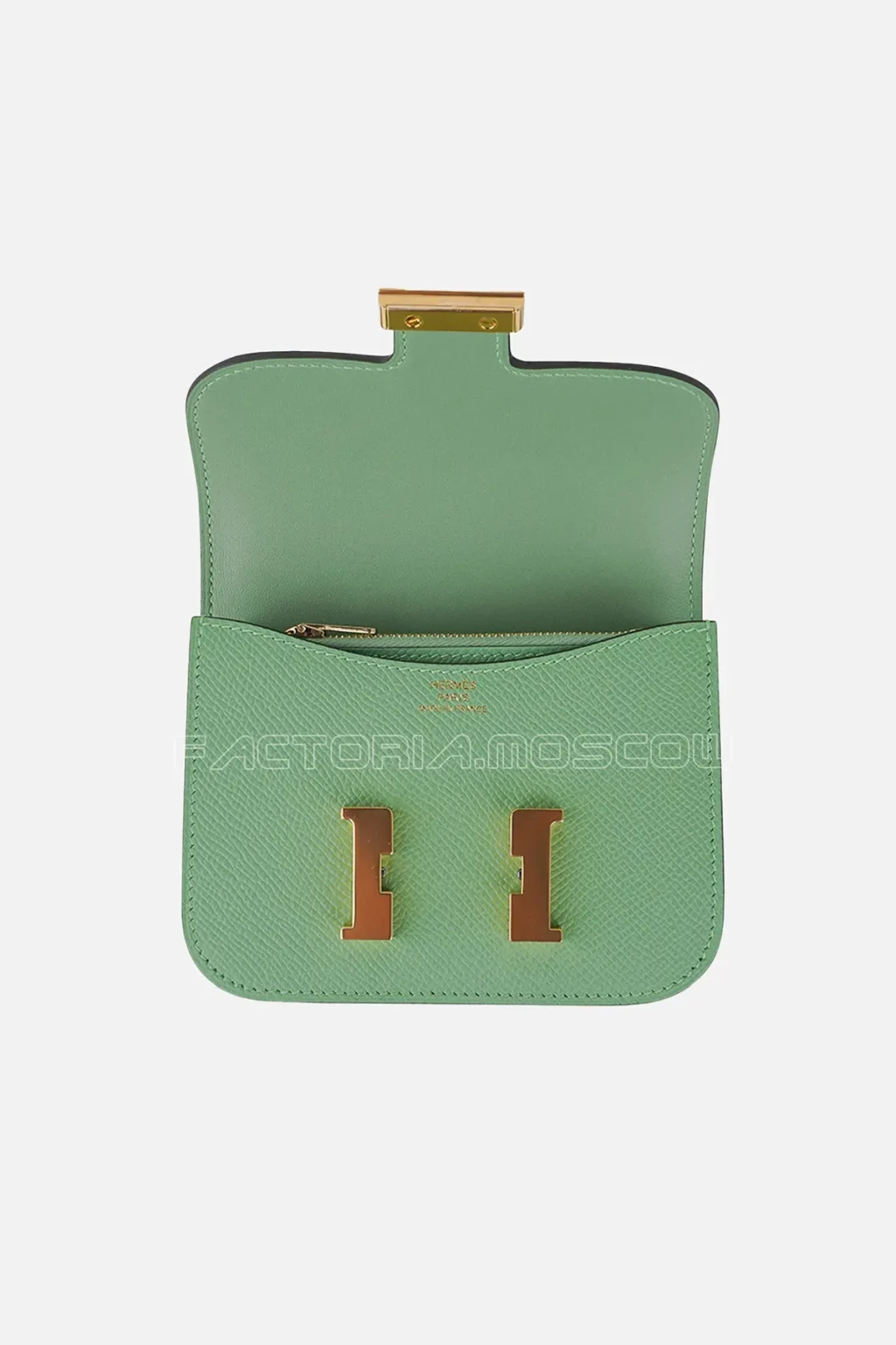 Hermes Constance Slim Epsom leather Vert Criquete Hardware Ghw