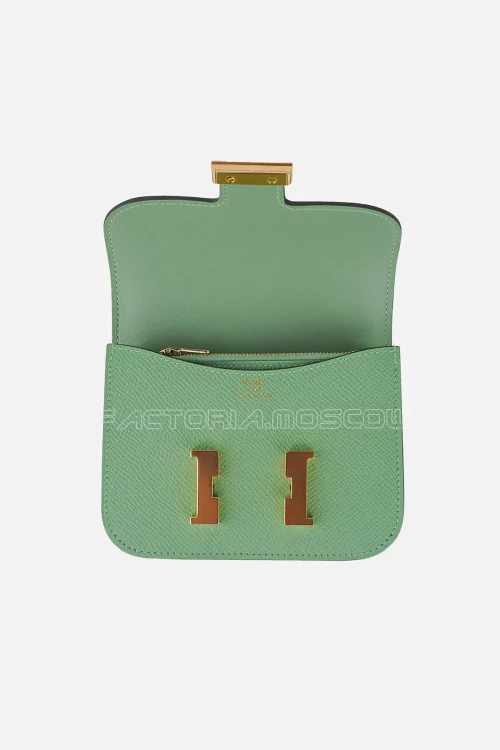 Hermes Constance Slim Epsom leather Vert Criquete Hardware Ghw