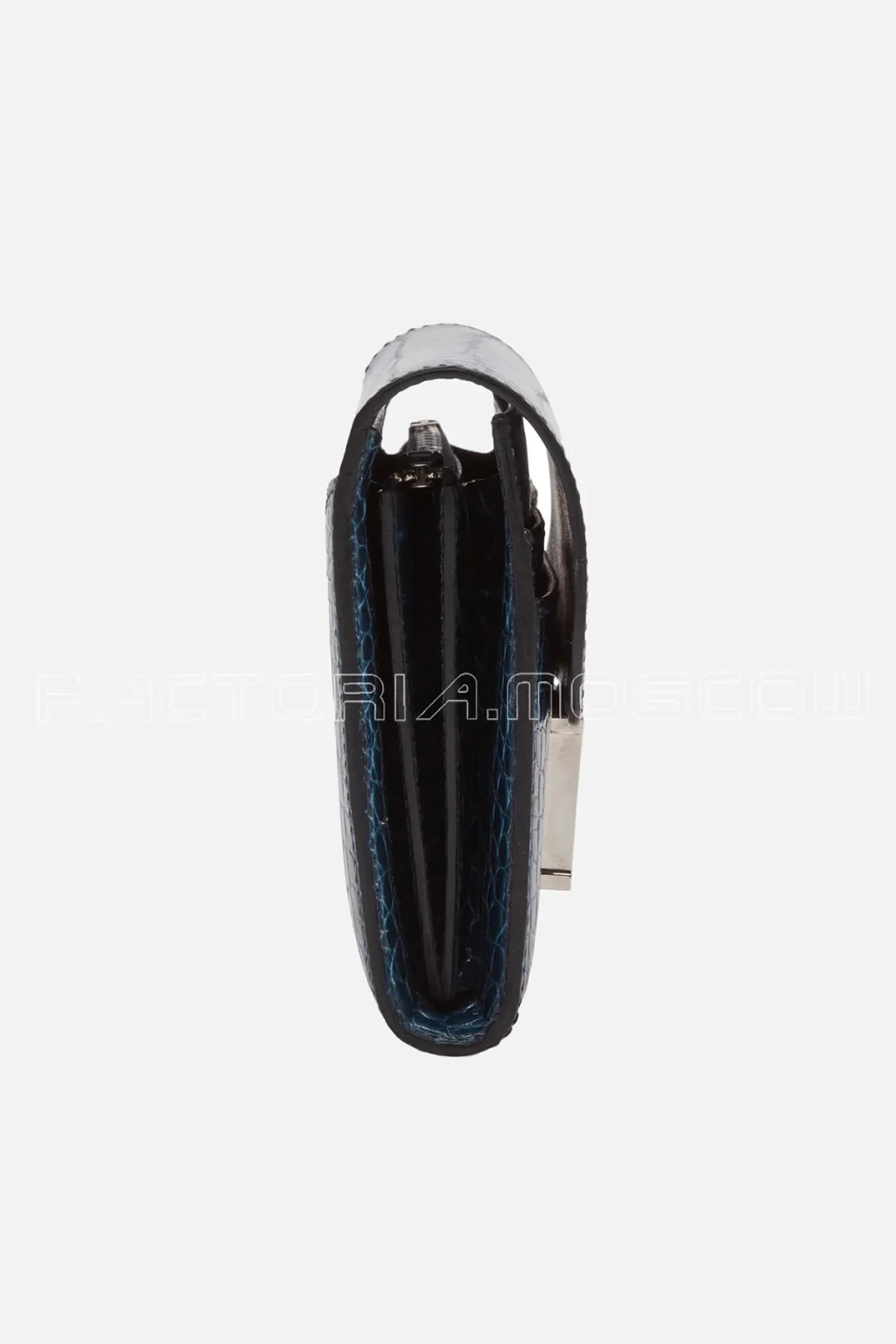 Hermes Constance Compact Wallet Alligator lisse Blue Colvert Hardware Phw