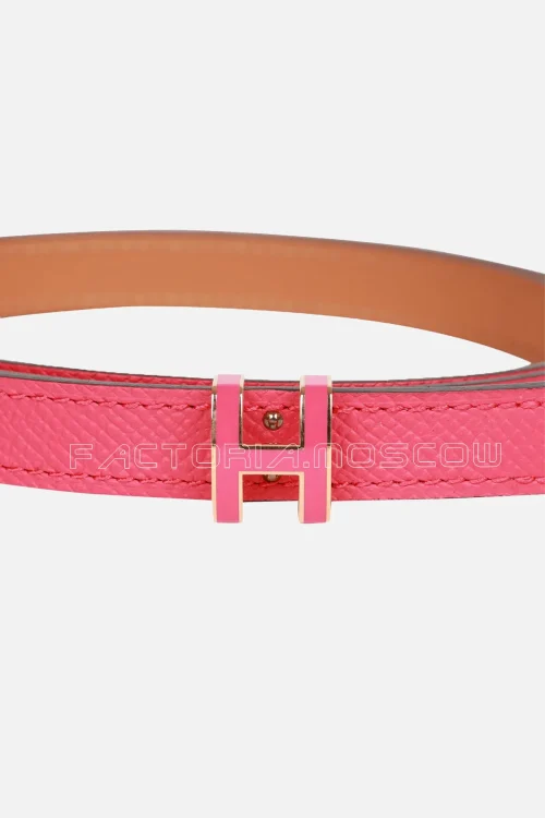 Hermès Pop H Belt 15mm Rose Extreme Epsom Rose Gold 80cm