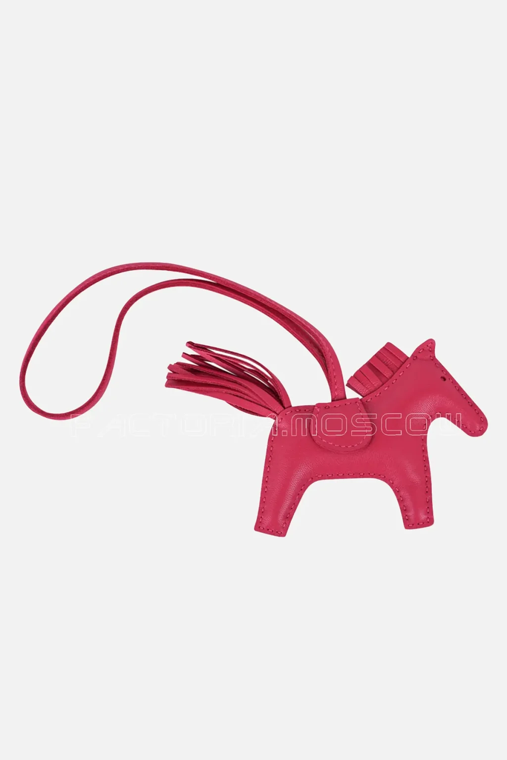 Hermes Rodeo PM Bag Charm Rose Mexico New w/ Box