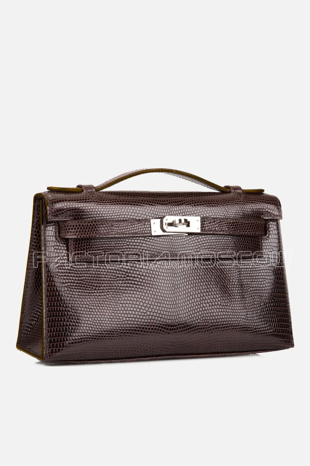 Hermes Kelly Pouchette Lizard Colour Cocoan PHW