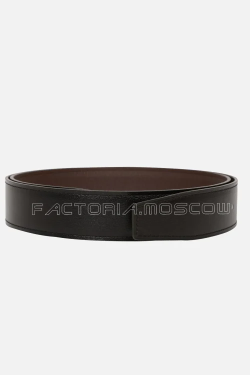 Hermès 32mm Reversible Black/Chocolate Constance H Belt 85 Palladium Buckle