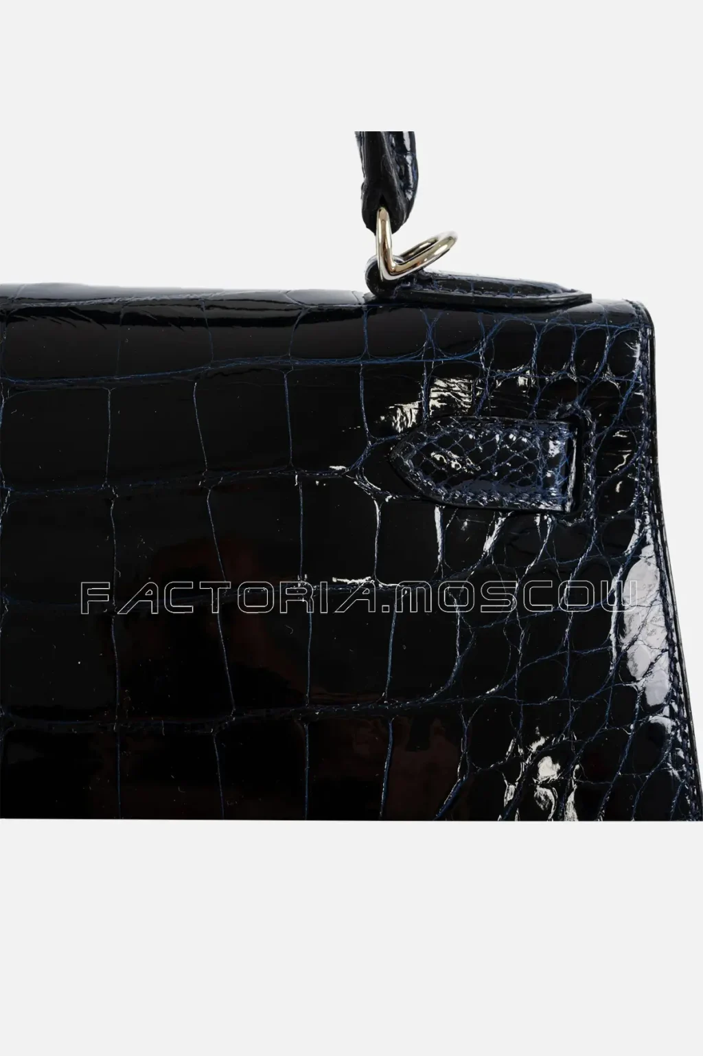 Blue Marine Nilo Crocodile/Rose Scheherazade