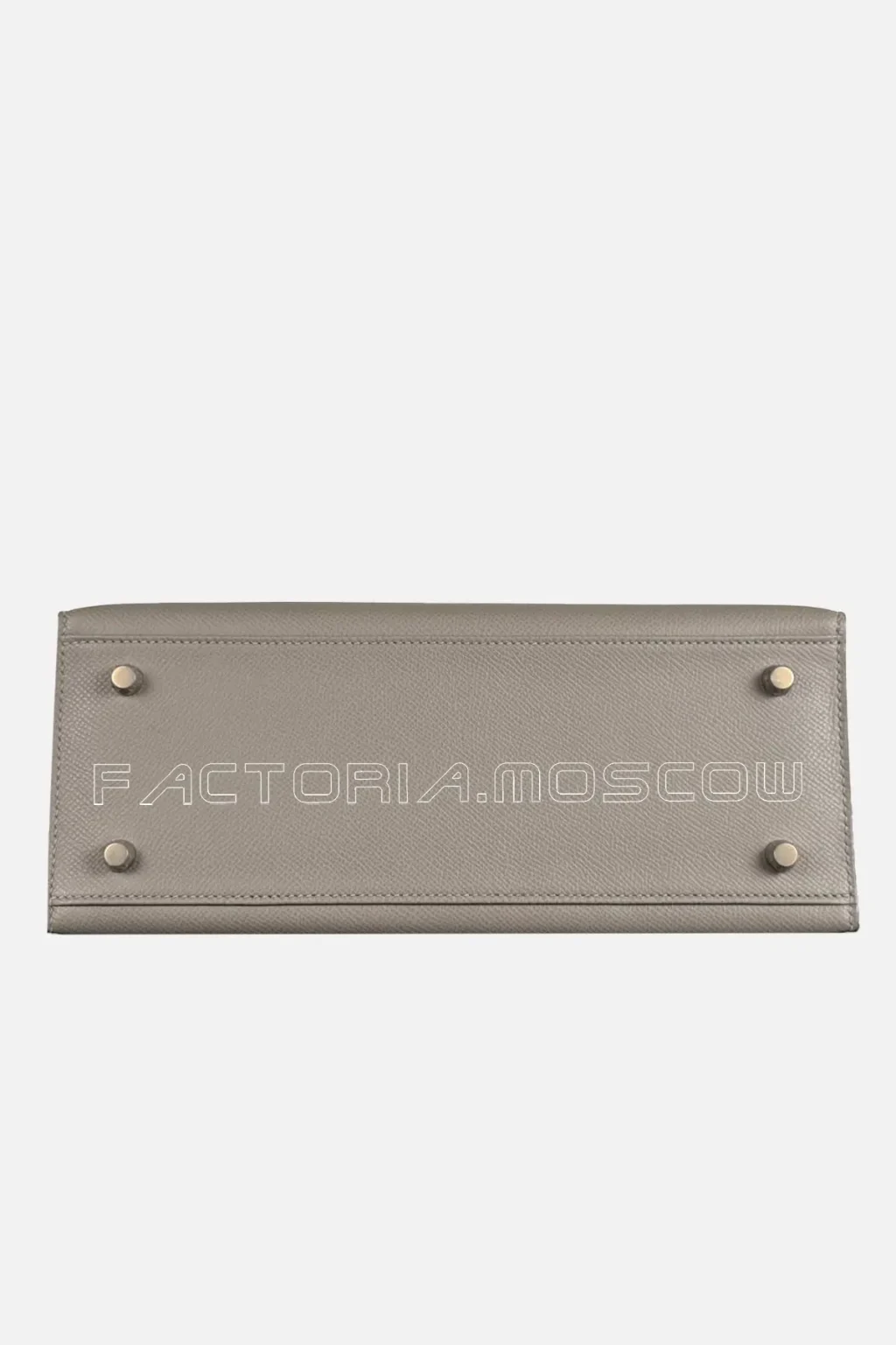 Hermès Kelly Sellier 28 Epsom Colour Gris Asphalt PHW