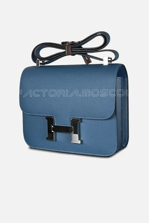 Hermes Constance 24 Epsom Colour Blue Agate PHW