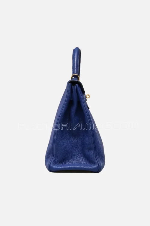 Hermes Kelly Retourne 32 Togo Colour Blue Electrique GHW