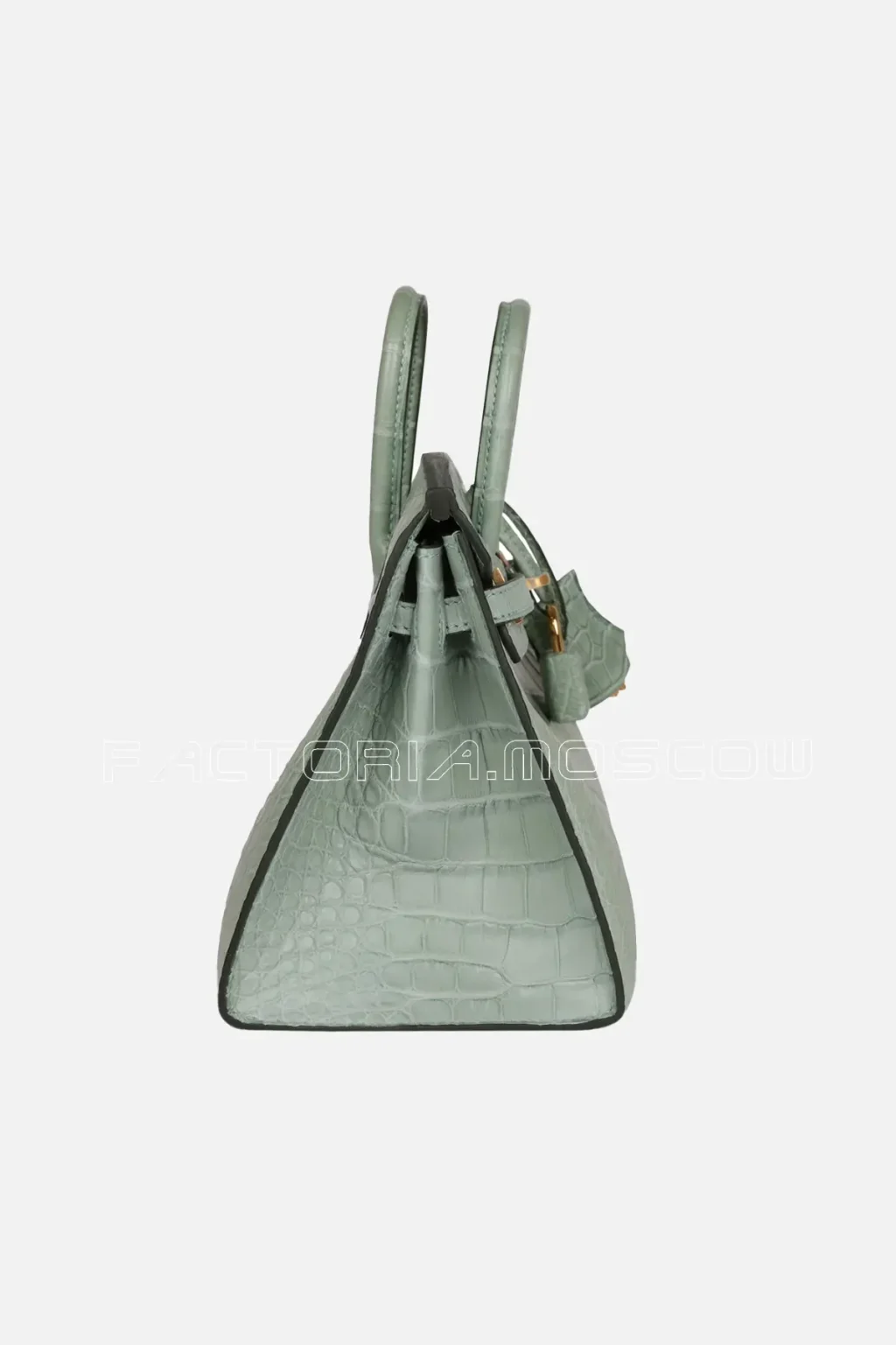 Hermès Birkin Sellier 20 Vert D'eau Matte Alligator GHW