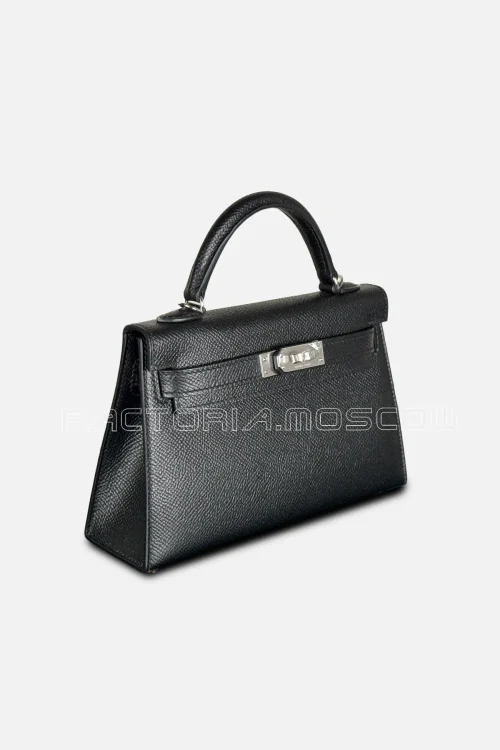 Hermes Kelly mini 20 Epsom Colour Black PHW