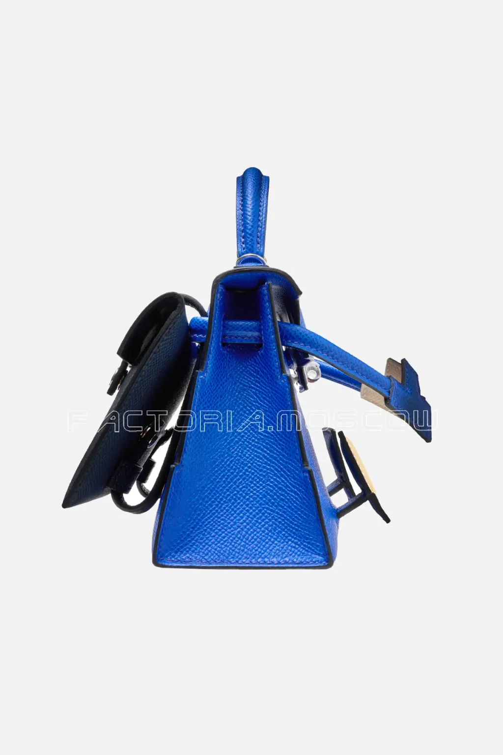 Gold And Bleu Indigo Palladium Hardware