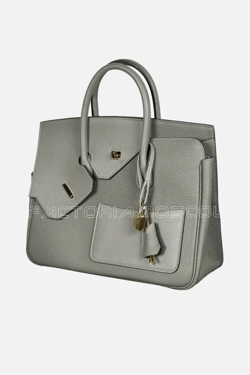 Hermes Birkin En Desordre 30 Togo/Swift Colour Gris Meyer GHW