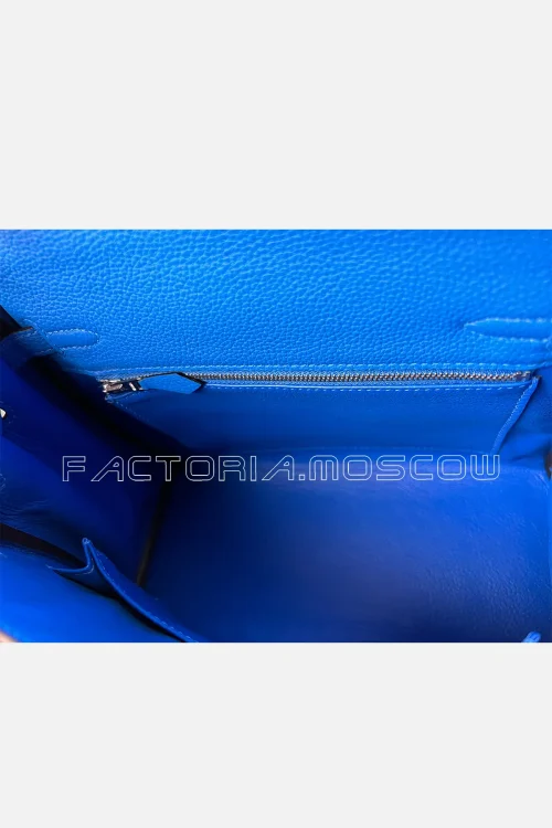 Hermes Kelly Retourne 25 Togo Colour Blue Hydra PHW
