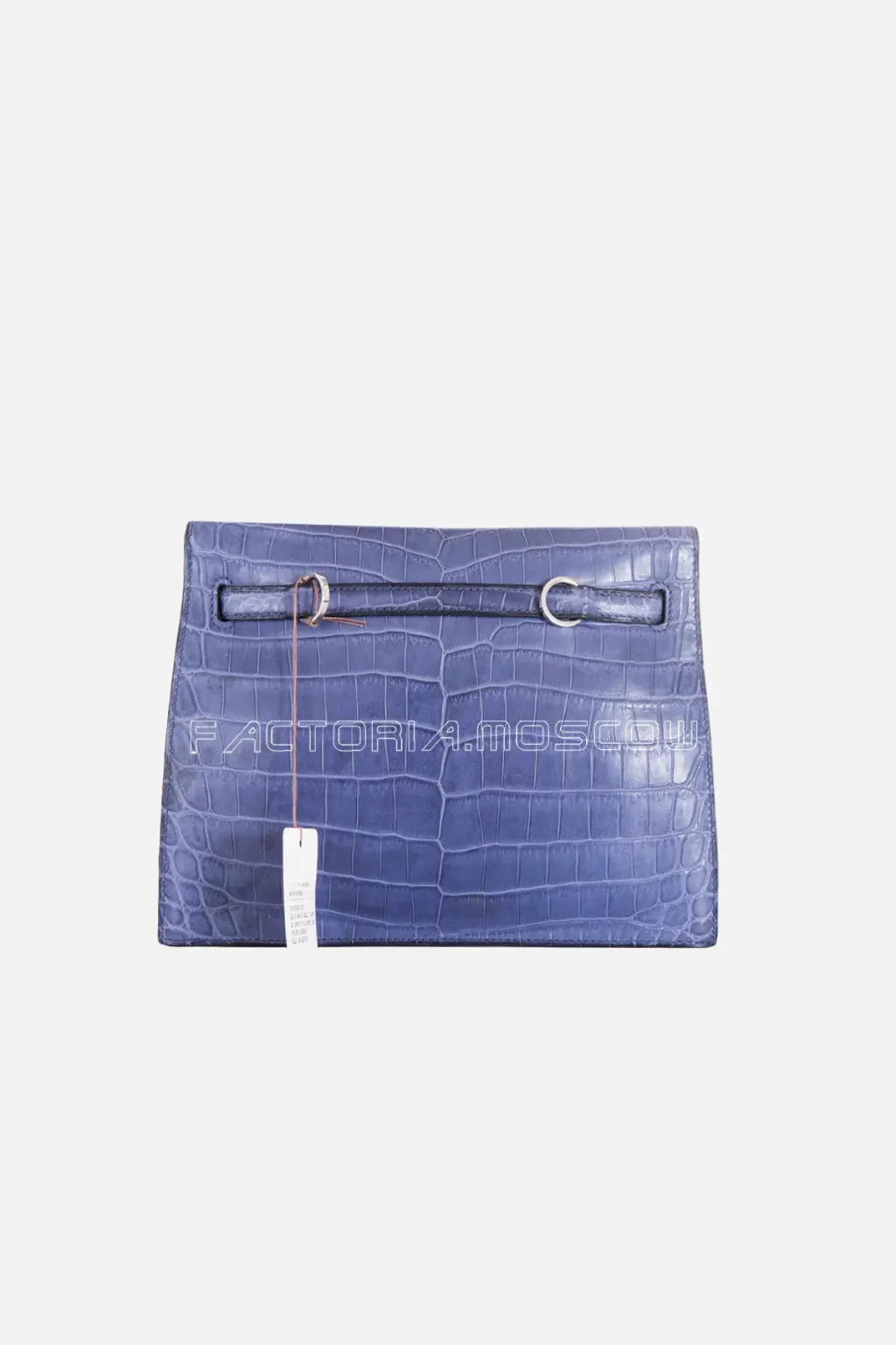 Hermes Kelly Danse II Blue Brighton Niloticus Crocodile PHW