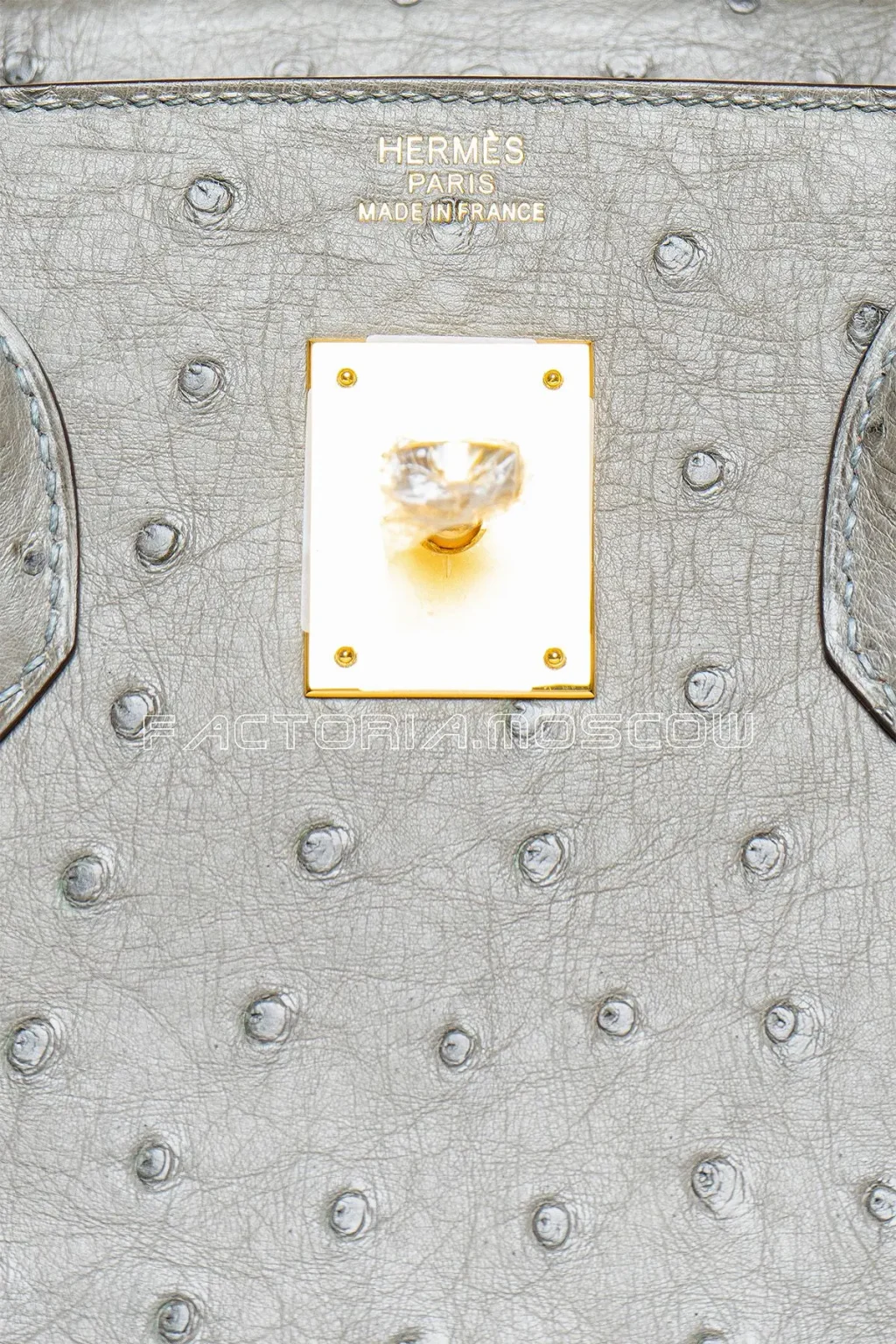 Hermes Birkin 30 Ostrich Colour Gris Agate GHW