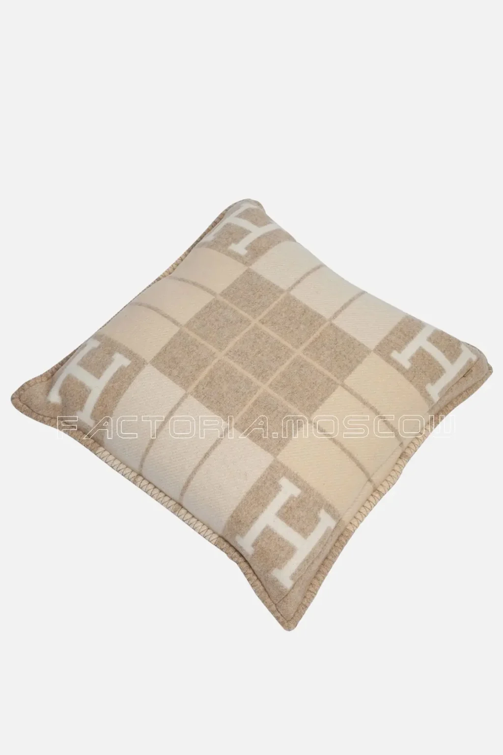 Hermes Cushion Avalon III PM H Camomille / Coco Throw Pillow Set of 2