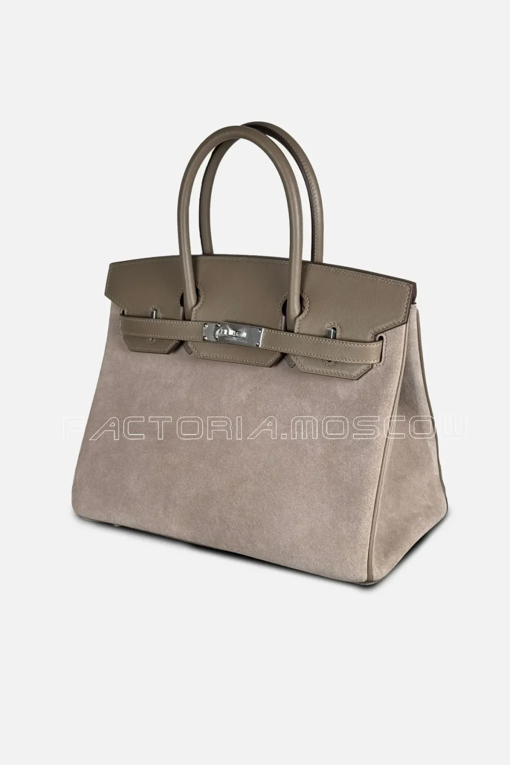 Hermes Birkin 30 Grizzly Colour Gris Caillou/Etoupe PHW