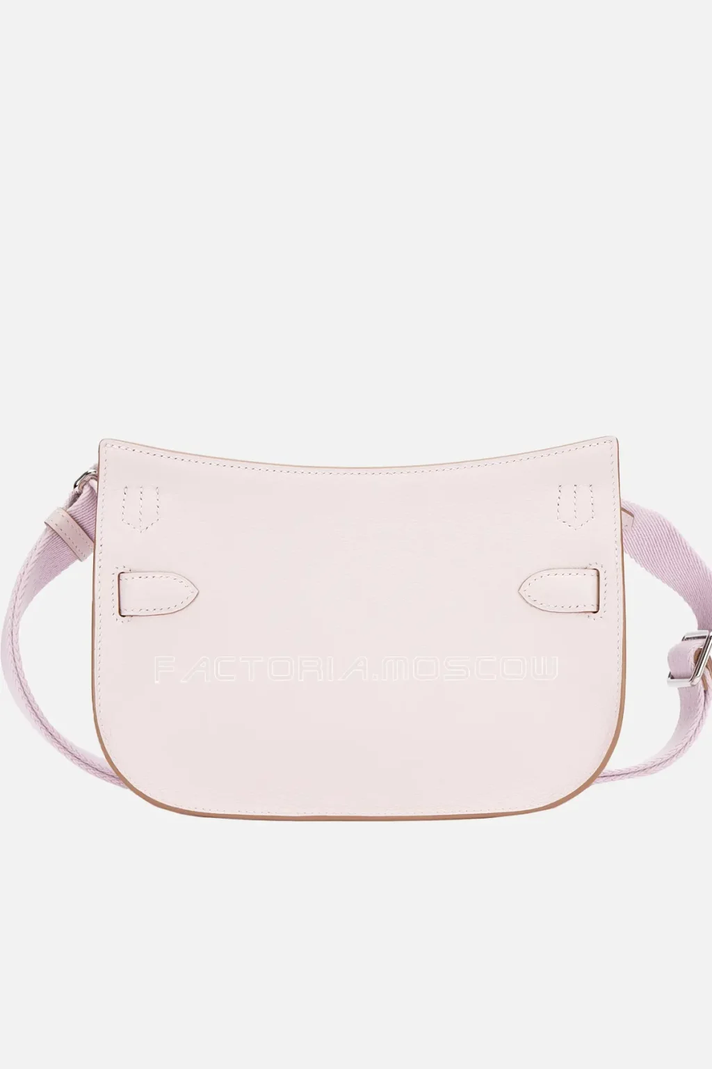 Hermès Mini Jypsiere Mauve Pale/Mushroom Evercolor PHW