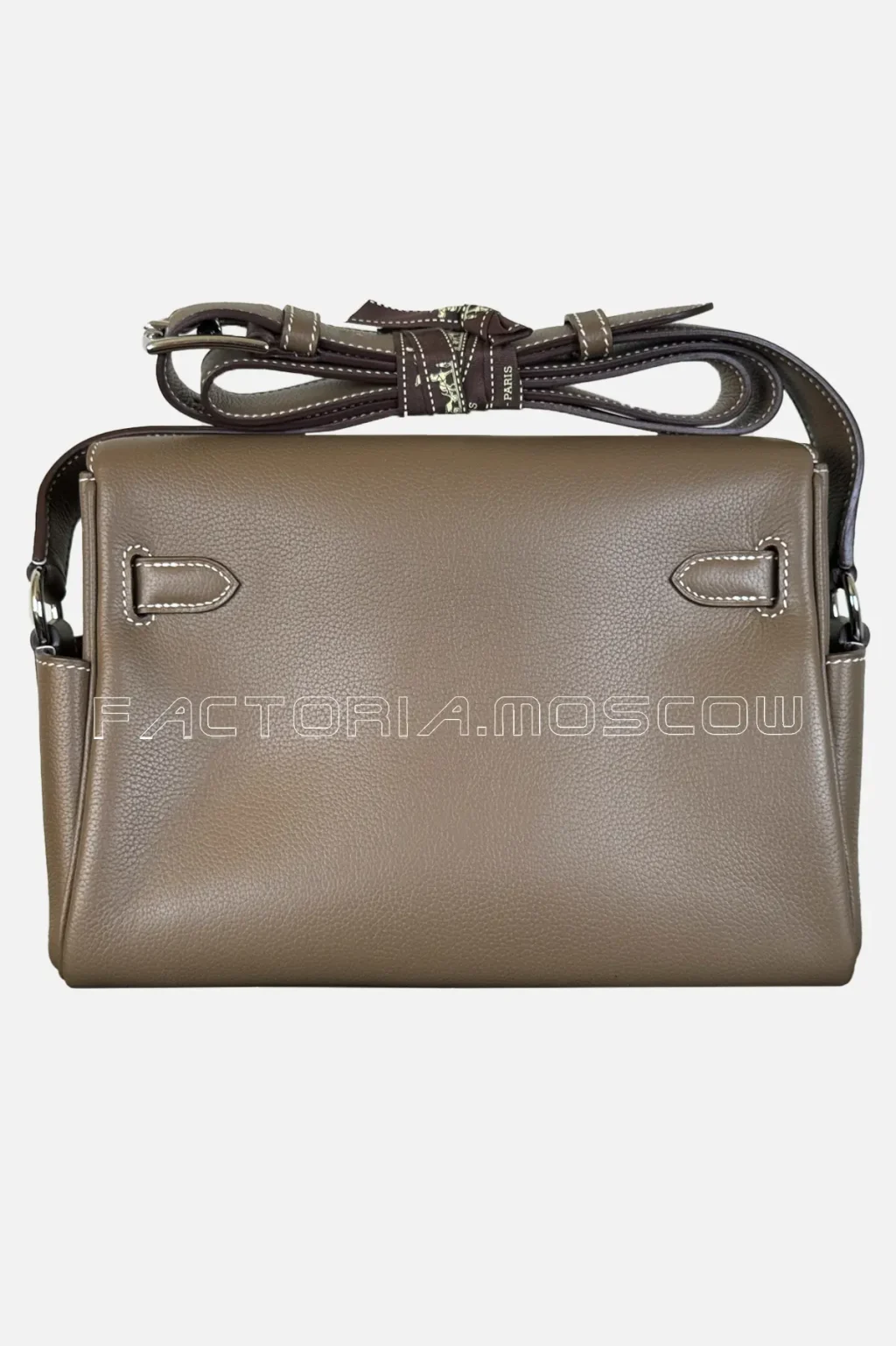 Hermes Kelly Messenger Evercolor Colour Etoupe PHW