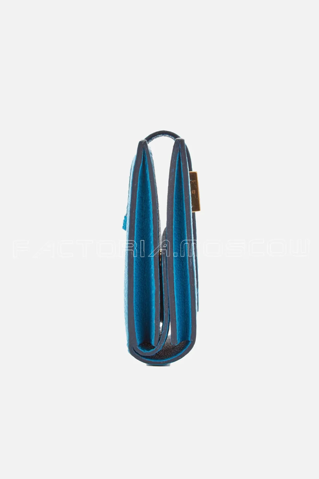 Hermes Mini Bearn Wallet Chèvre Blue Frida Hardware Ghw