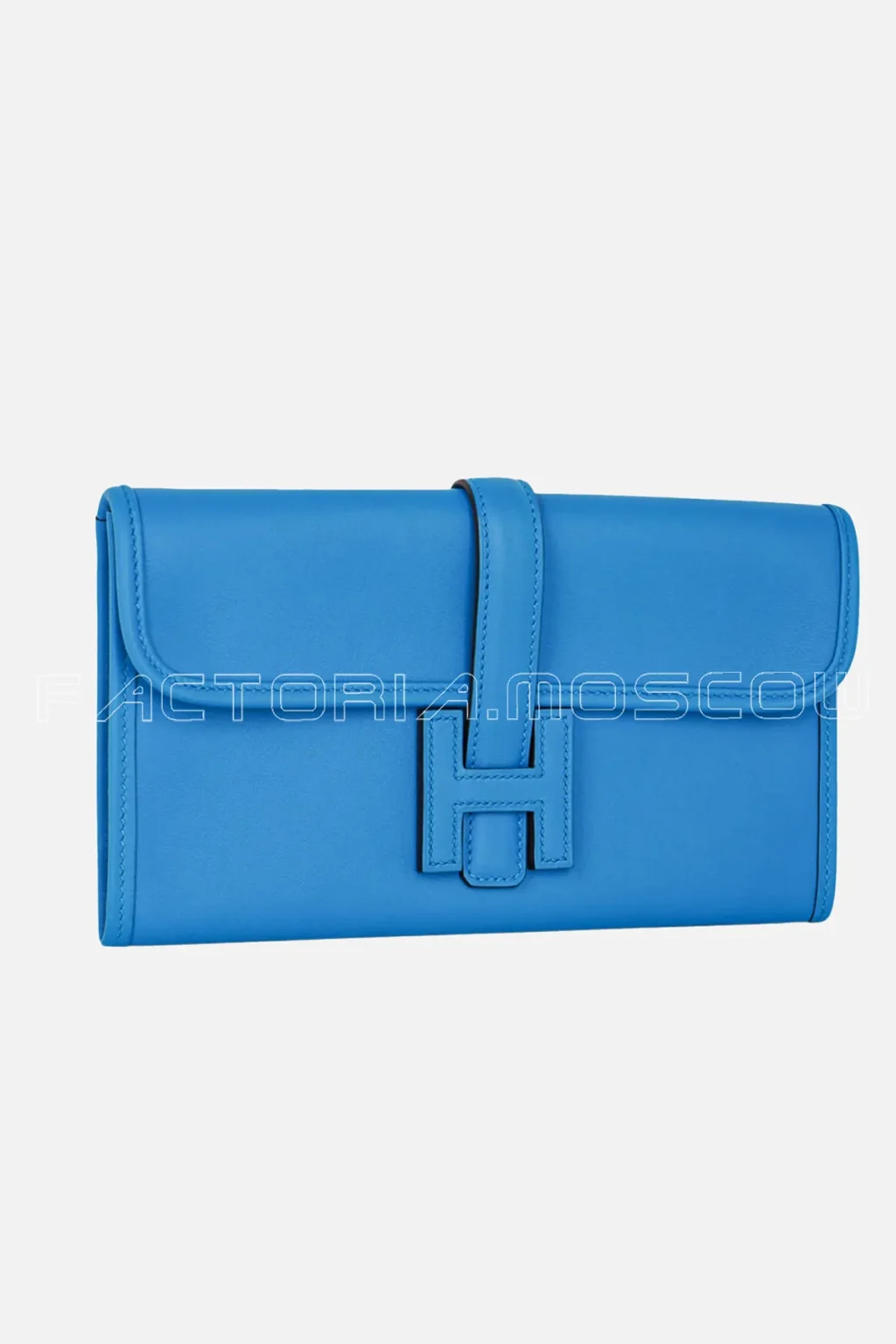 Hermes Jide Elan 29 Clutch Swift Blue Frida Hardware Leather
