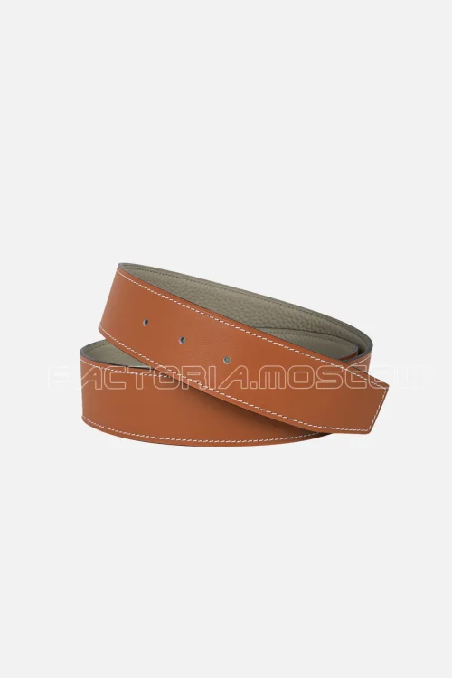 Hermes H Constance 38 Sage/Gold Reversible Belt Brushed Palladium Buckle