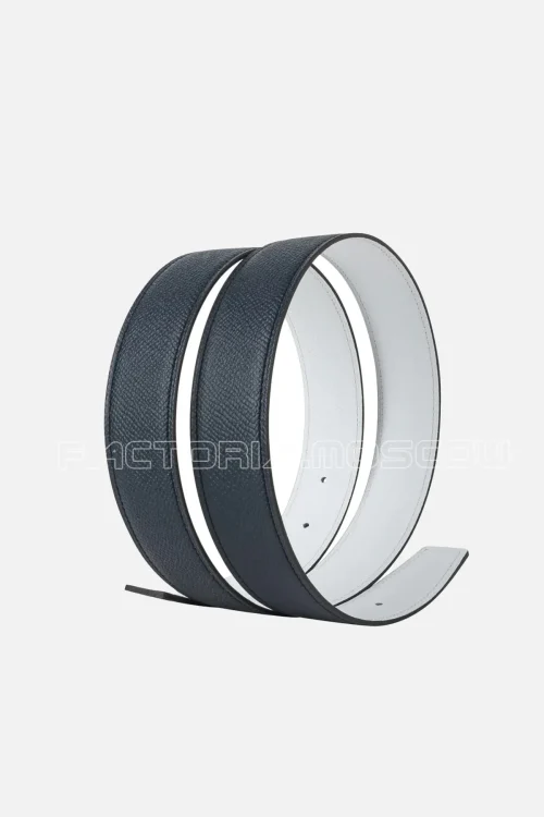 Hermes Belt H Constance 32 mm White/Black Epsom Gold Buckle