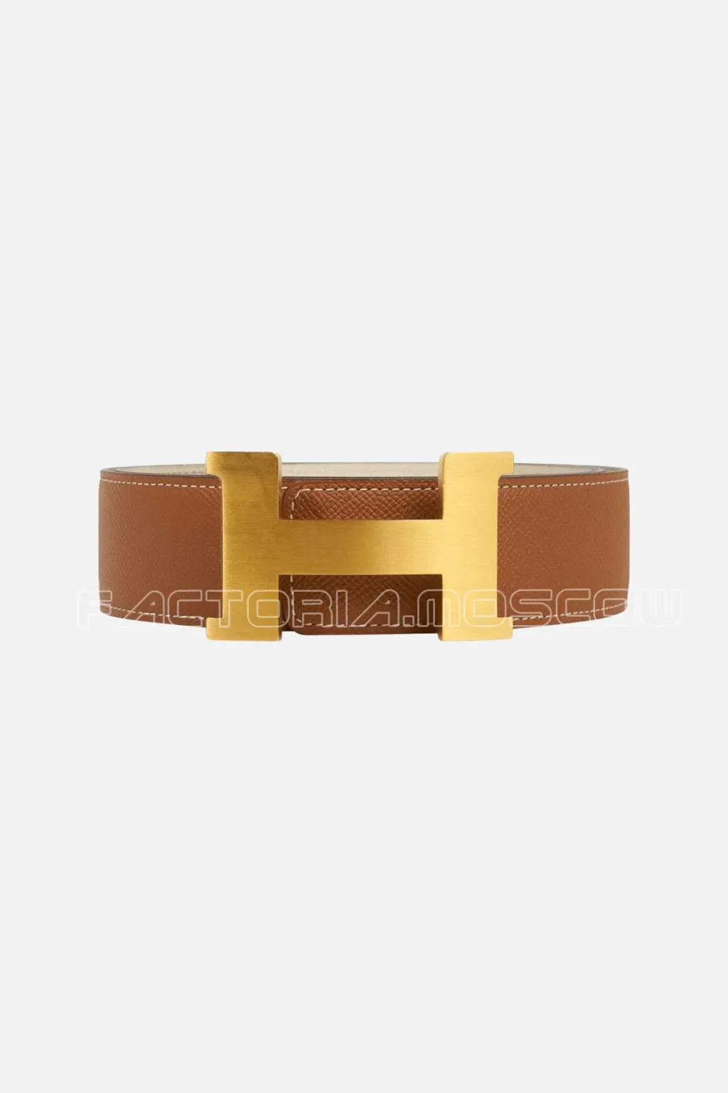 Hermes Belt Constance 42 mm Gold/Craie Brushed Gold Buckle