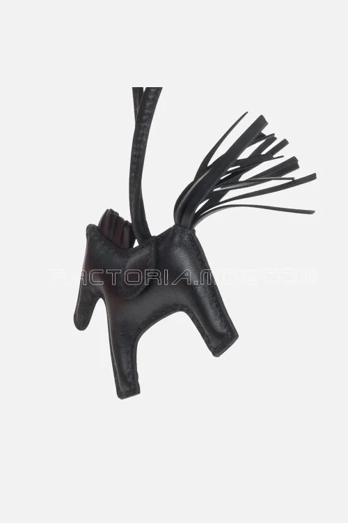 Hermes Rodeo PM Bag Charm So Black Limited Edition New w/ Box