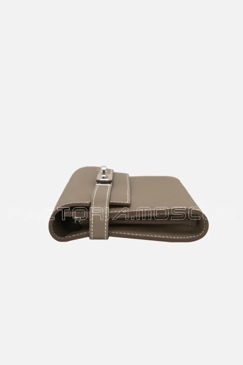 Hermes Kelly Long Wallet Epsom Etoupe Hardware Phw