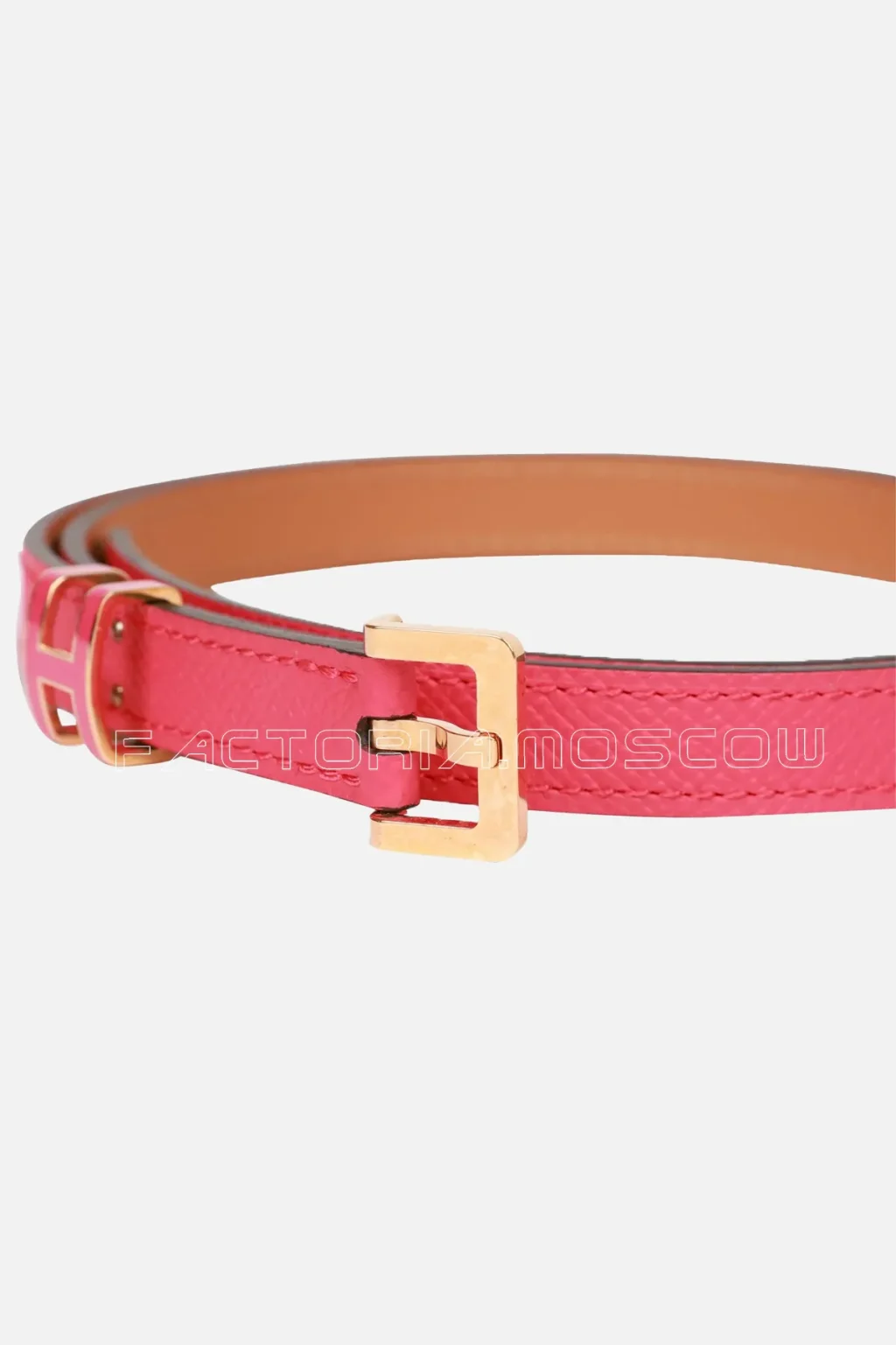 Hermès Pop H Belt 15mm Rose Extreme Epsom Rose Gold 80cm